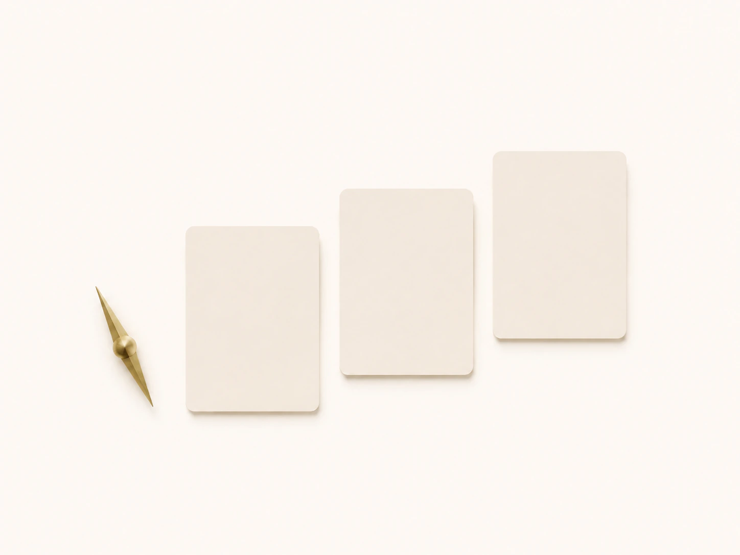 A clear sequence of guidance steps