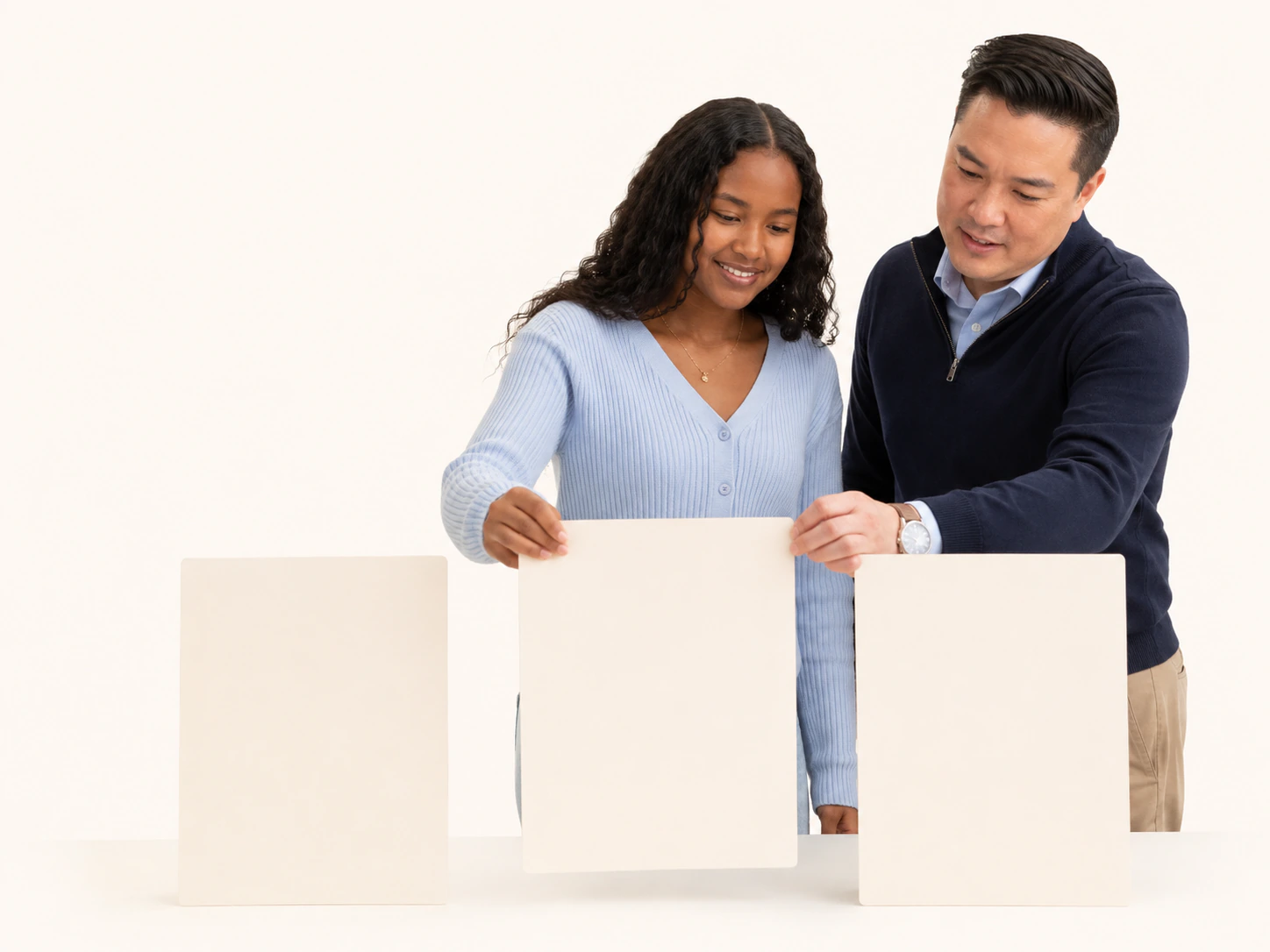 An applicant and adviser comparing United States admission routes