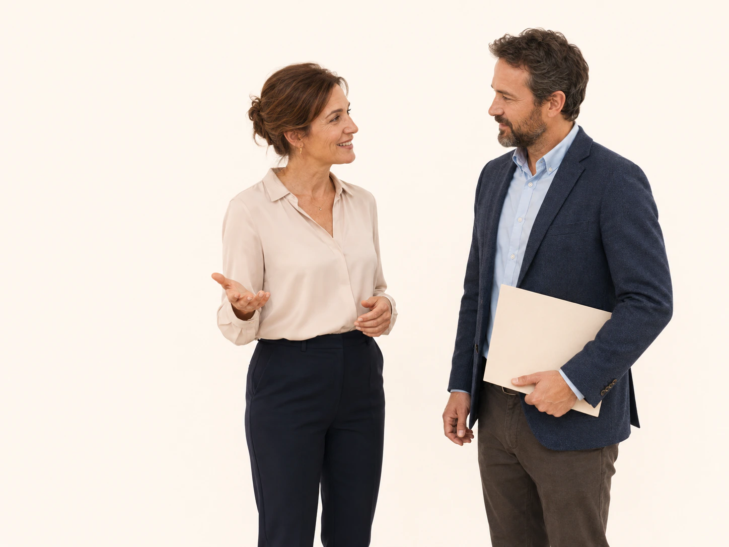 An admissions adviser discussing application support with a doctoral applicant