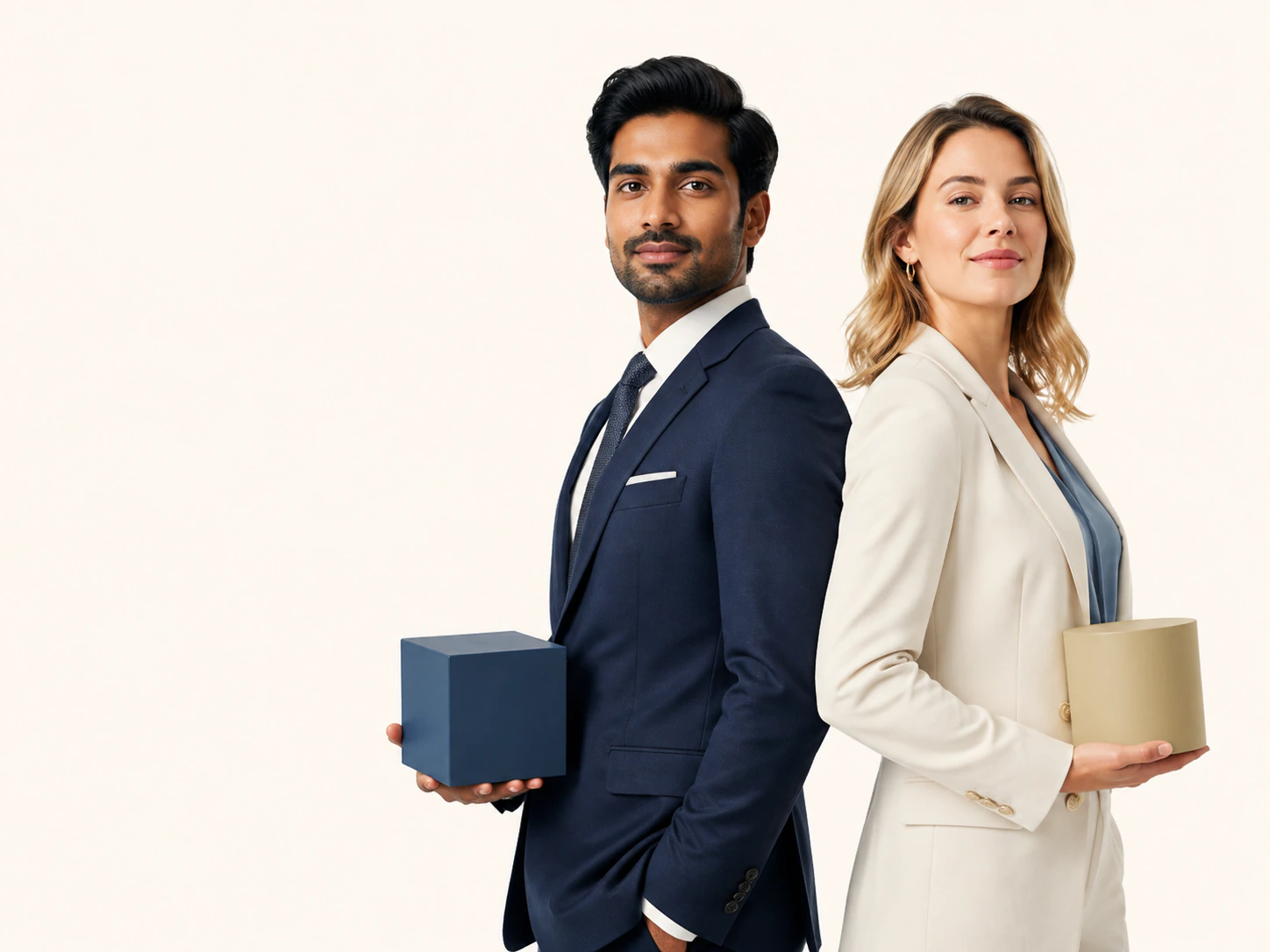 International professionals representing management study choices