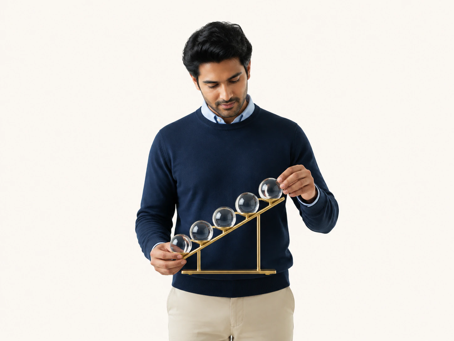 A data professional arranging a rising information pattern